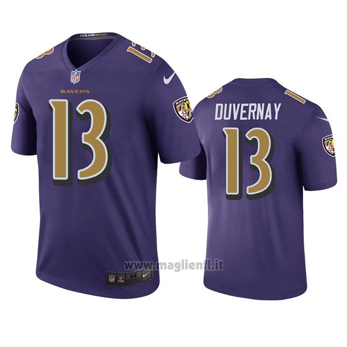Maglia NFL Legend Baltimore Ravens Devin Duvernay Viola Color Rush